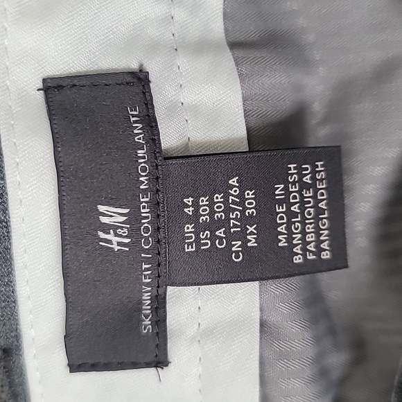 *NWT* H&M Skinny Fit Suit Pants - Picture 2 of 5